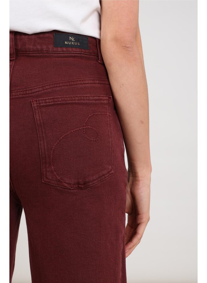 NKF09097 333 Nukus Petra Pants Cherry