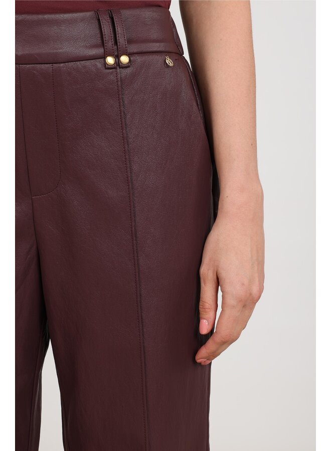 NKF09061 333 Nukus Jill Pants PU Cherry