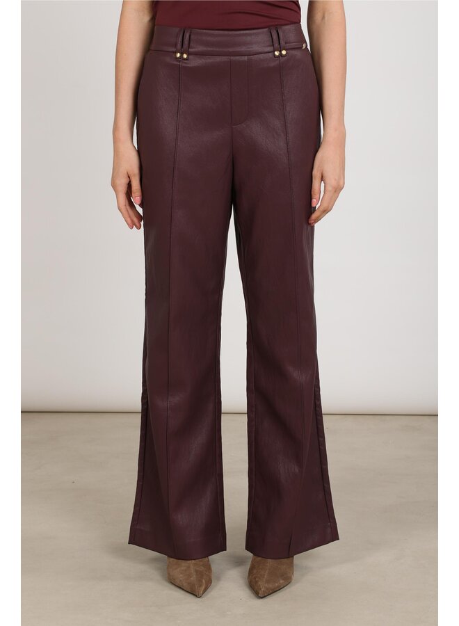 NKF09061 333 Nukus Jill Pants PU Cherry