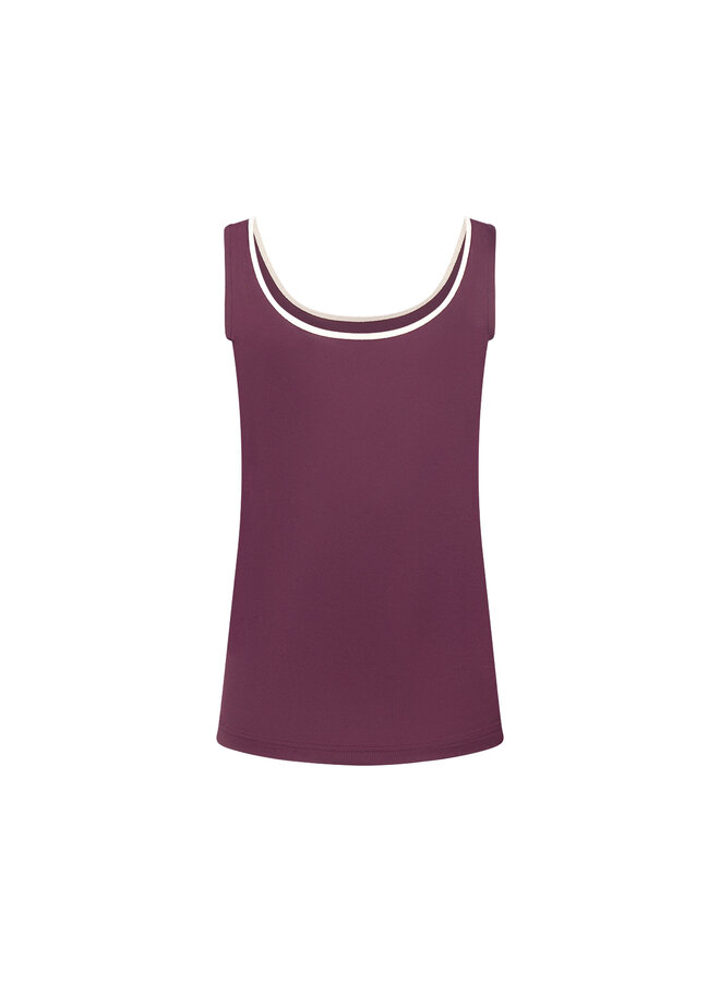 NKF01100 397 Nukus Juba Singlet Cherry/Gold