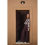 NKF09061 333 Nukus Jill Pants PU Cherry