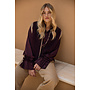 NKF02126 333 Nukus Amalia Blouse Stripe Cherry