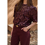 NKF01066 333 Nukus Nicole Top Flower PU Cherry