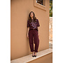 NKF09097 333 Nukus Petra Pants Cherry