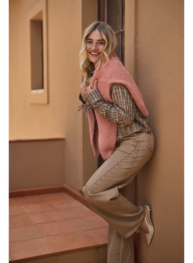 NKF03046 336 Nukus Konstanza Pullover Flower Rose