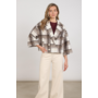 NKF13095 389 Nukus Danique Jacket Offwhite/Taupe