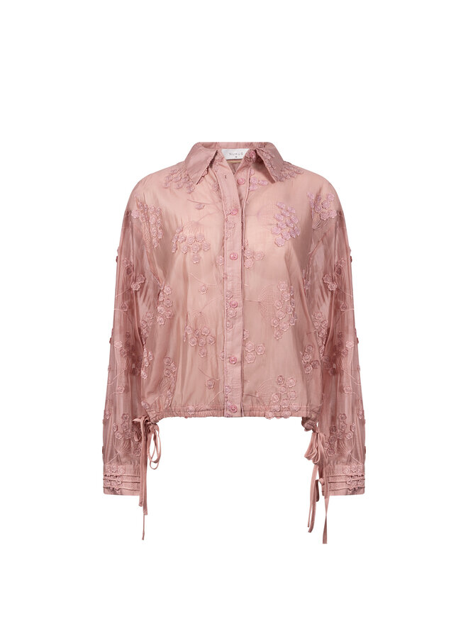 NKF02177 336 Nukus Aaliya Blouse Flower Rose