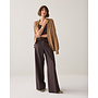 4s2369-11680 754 Summum Trousers Foam uni Dark chocolate