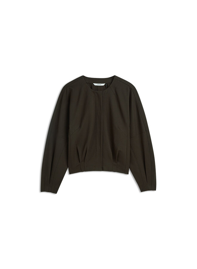 1s1326-11580 754 Summum Jacket Punto milano Dark chocolate