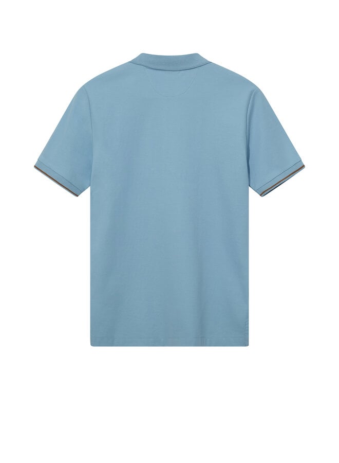 501990 425 MosMosh MMGHarvey Polo SS Tee Sky Blue