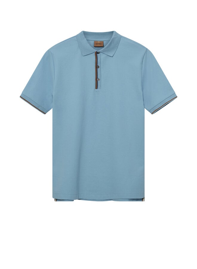 501990 425 MosMosh MMGHarvey Polo SS Tee Sky Blue