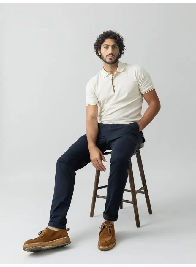 501990 125 MosMosh MMGHarvey Polo SS Tee Offwhite