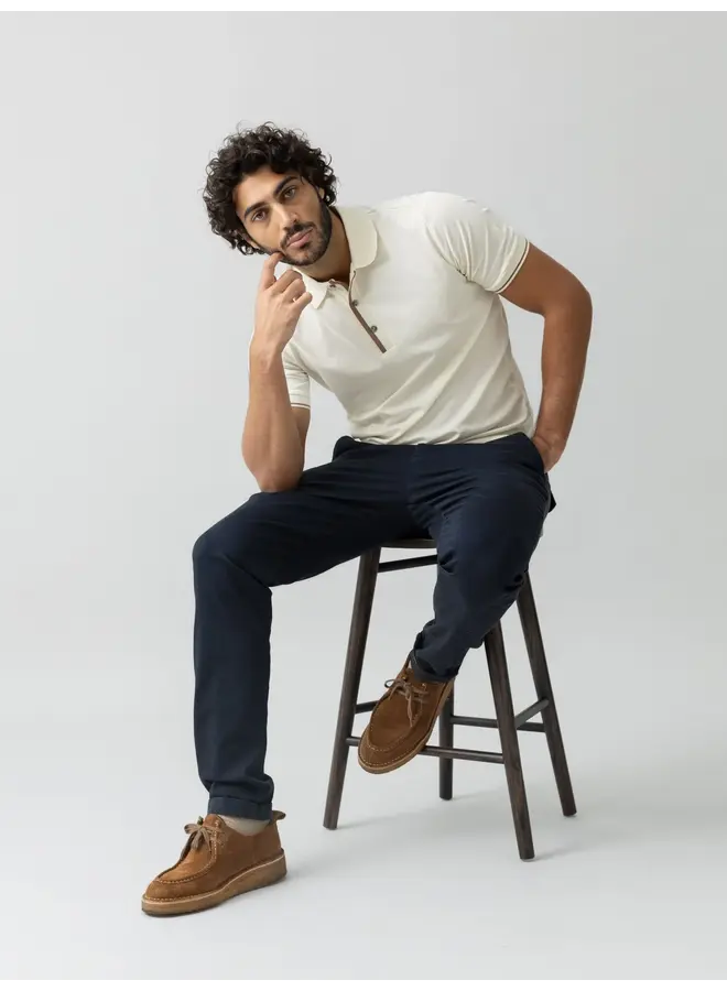 501990 125 MosMosh MMGHarvey Polo SS Tee Offwhite