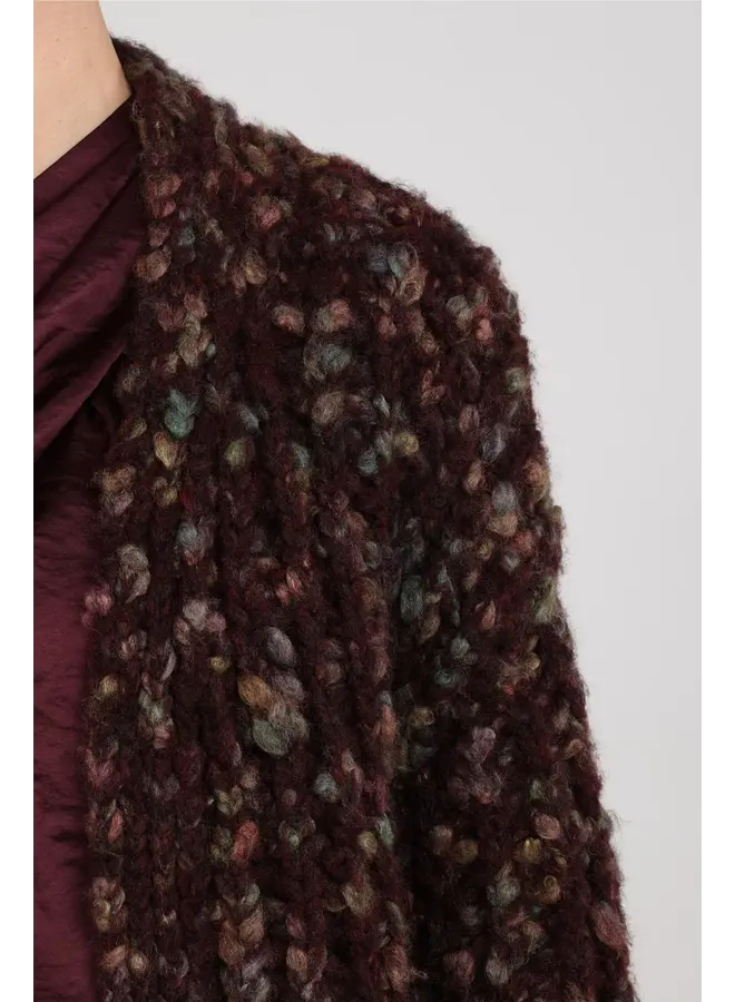 NKF05041 333 Nukus Lynn Cardigan Cherry