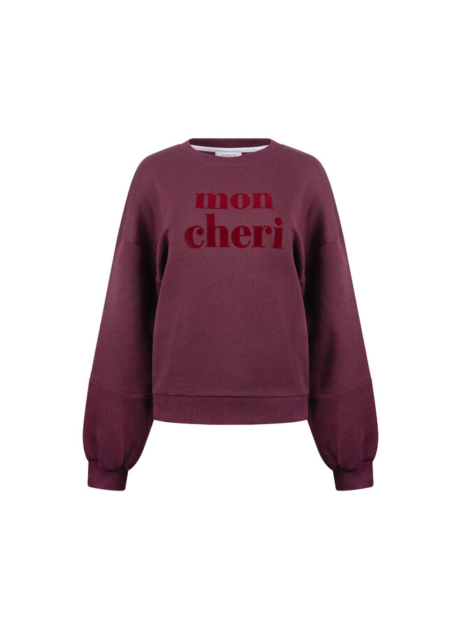 NKF03099 333 Nukus Nicola Pullover Cherry