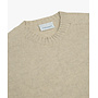 PPXJ30018G Profuomo pullover crew neck light beige
