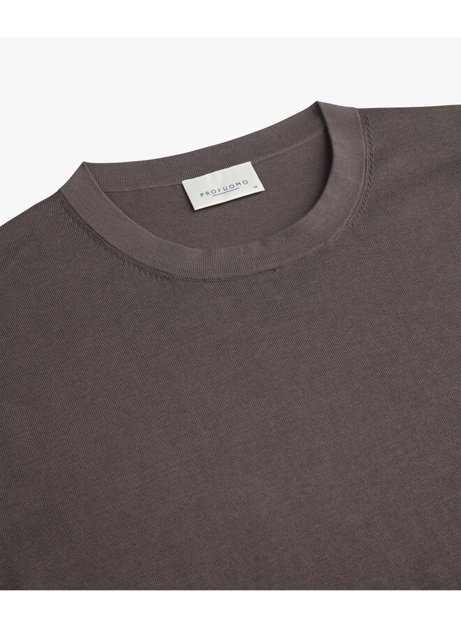 PPXT30005G Profuomo t-shirt crew neck short sleeve purple