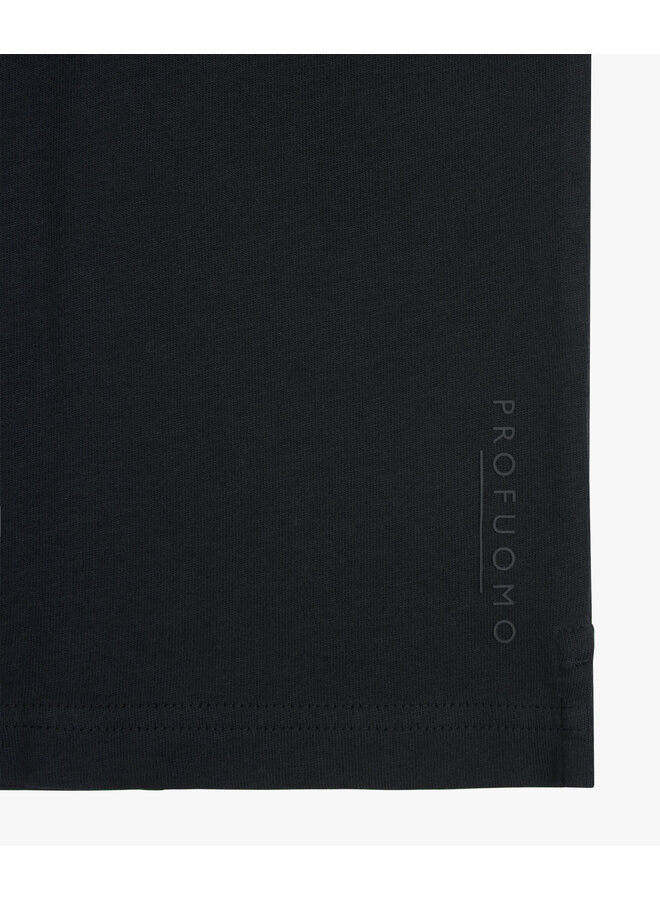 PPXT30001A Profuomo t-shirt crew neck short sleeve black