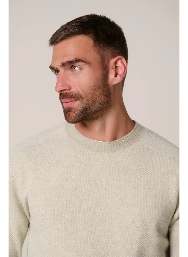 PPXJ30015B Profuomo pullover crew neck raw white
