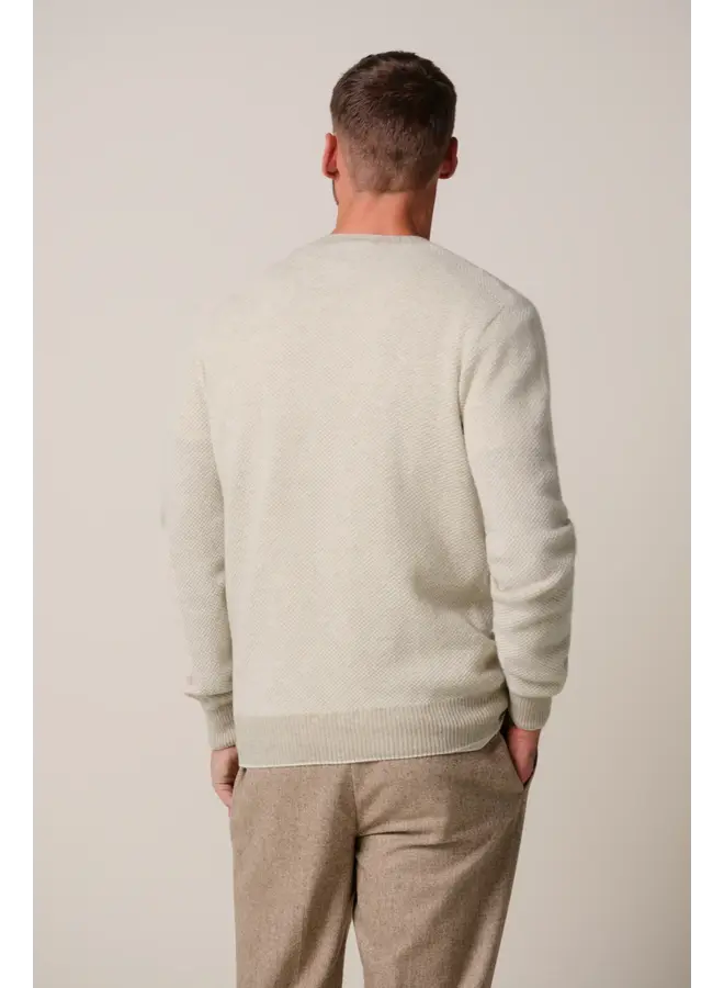 PPXJ30015B Profuomo pullover crew neck raw white