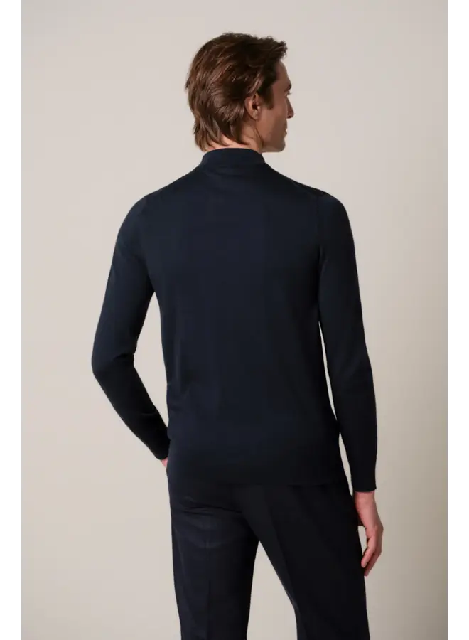 PPXJ30028A Profuomo pullover mock neck navy