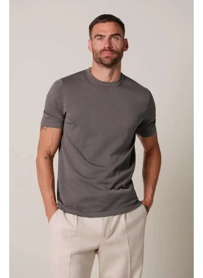 PPXT30005G Profuomo t-shirt crew neck short sleeve purple