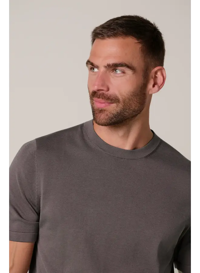 PPXT30005G Profuomo t-shirt crew neck short sleeve purple
