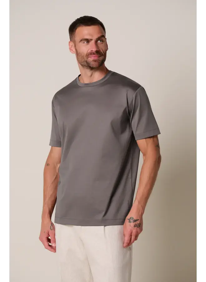 PPXT30002K Profuomo t-shirt crew neck short sleeve purple