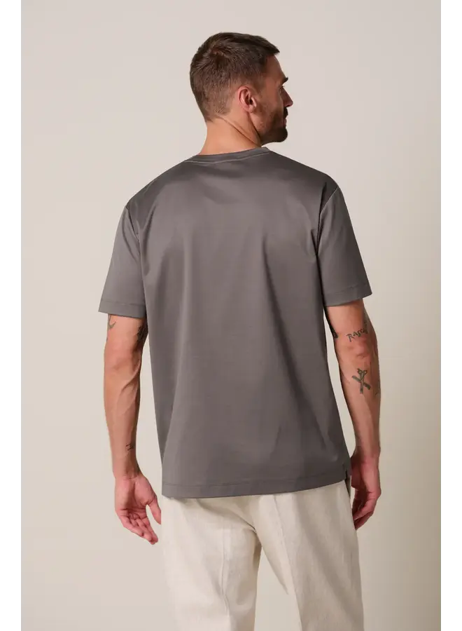 PPXT30002K Profuomo t-shirt crew neck short sleeve purple
