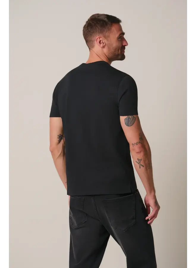 PPXT30001A Profuomo t-shirt crew neck short sleeve black