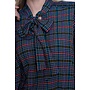 63637-20 675 Geisha blouse navy/coral