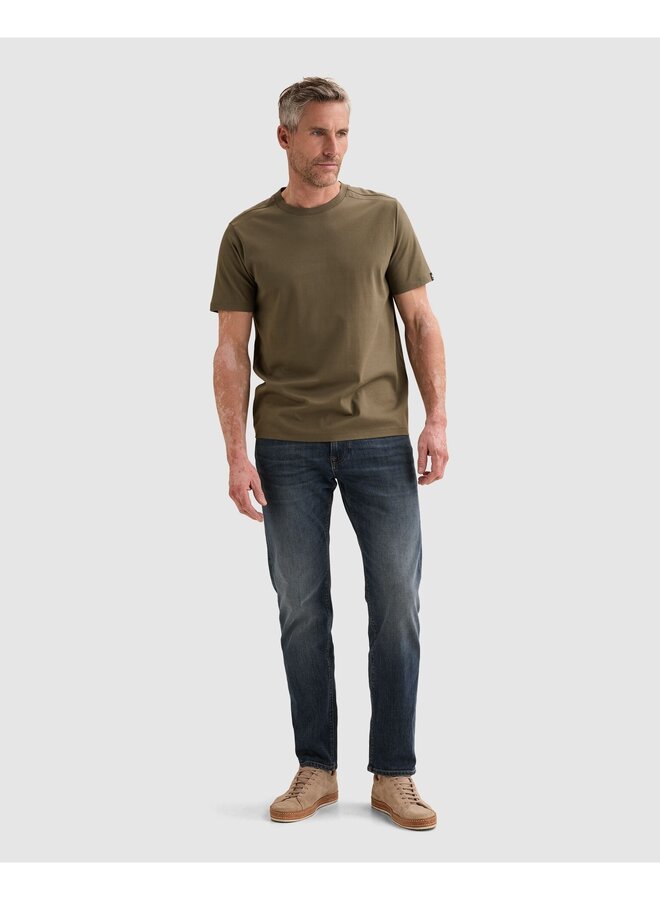 VTSS2608552 6495 Vanguard Short sleeve r-neck mercerised interlock Mulled Basil