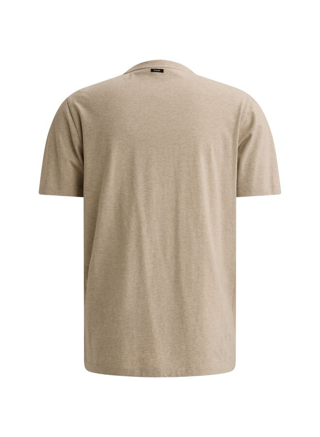 VTSS2608551 7074 Vanguard Short sleeve r-neck cotton elastan jersey melange Silver Lining