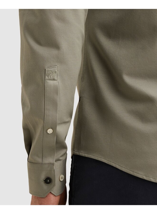 VSI2608200 6479 Vanguard Long sleeve shirt CF Oxford Jersey Forest Fog