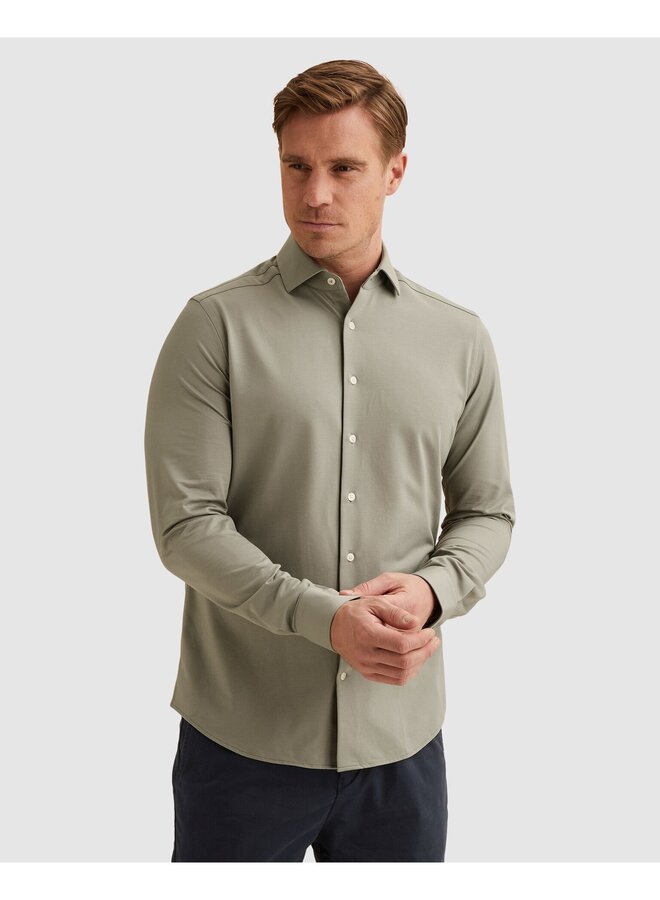 VSI2608200 6479 Vanguard Long sleeve shirt CF Oxford Jersey Forest Fog