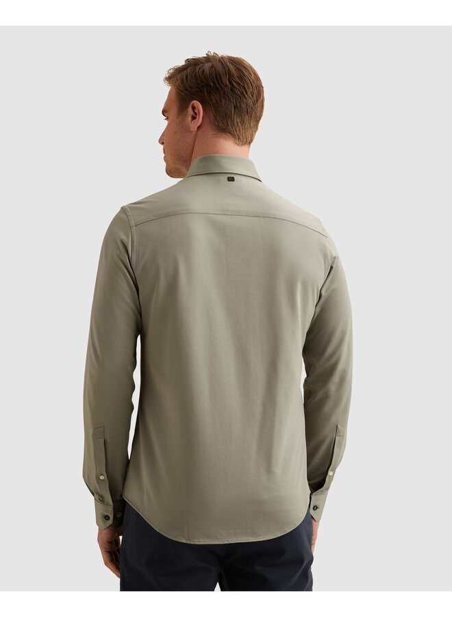 VSI2608200 6479 Vanguard Long sleeve shirt CF Oxford Jersey Forest Fog