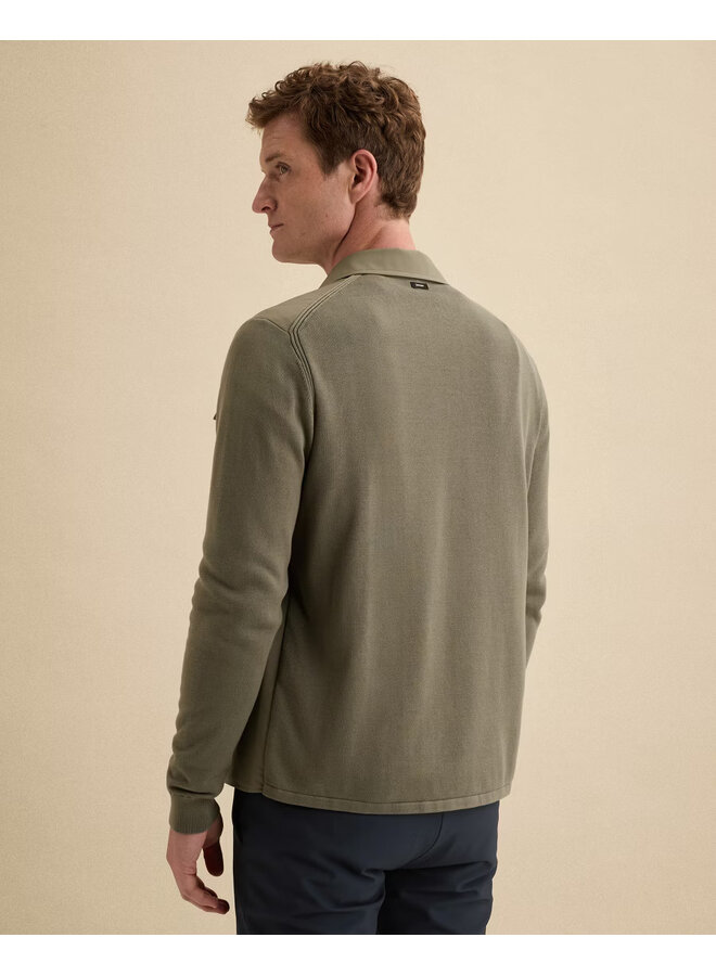 VKC2608356 6495 Vanguard Button jacket cotton modal Mulled Basil