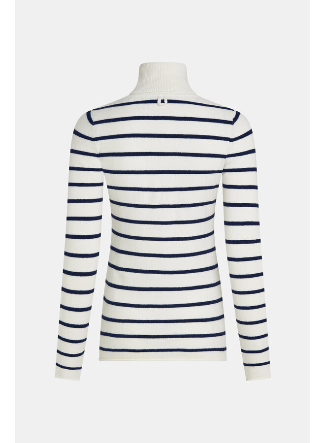 W26B435 5-655 Penn en Ink Jumper stripe ecru tabac