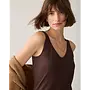 3s5244-30366 754 Summum Reversible top Organic cotton elastane basic Dark Chocolate