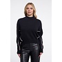 Firuze.5002612 Rino en Pelle Turtleneck pullover with braided details Black