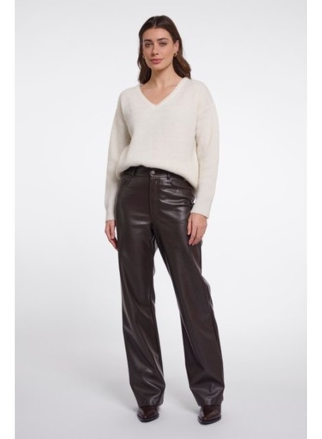 Corian Regular.7502612 Rino en Pelle Regular length straight leg pants Peated