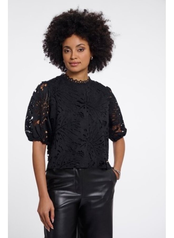 Chantalle 7002611 Rino & Pelle Short balloon sleeve top Black