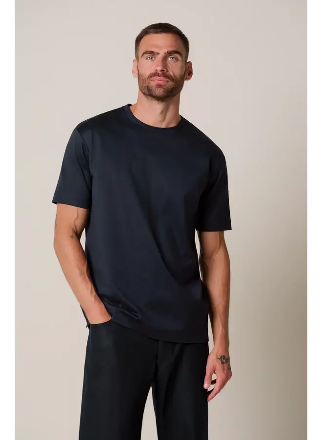 PPXT30002A Profuomo t-shirt crew neck short sleeve Navy
