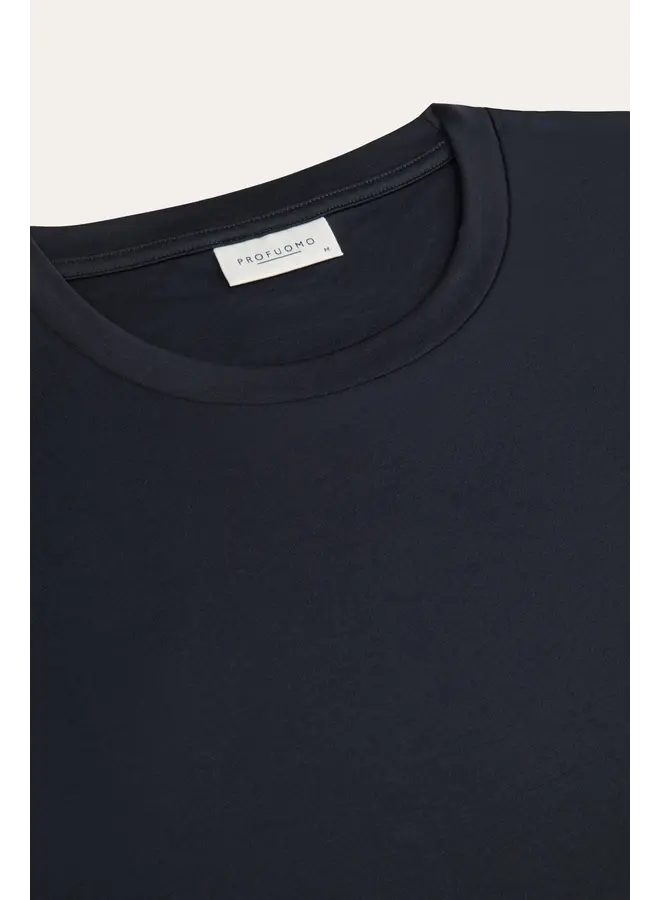 PPXT30002A Profuomo t-shirt crew neck short sleeve Navy
