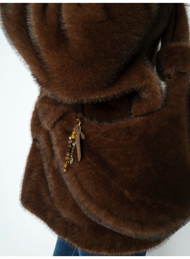 182330 160 MosMosh MM Cia faux fur bag Delicioso