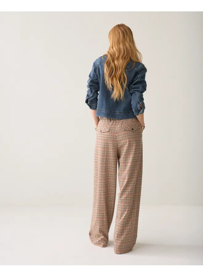 4s3042 12496 120 Summum Trousers Check goji berry