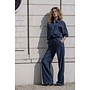61523-10 879 Geisha Jeans easy Dark blue denim washed