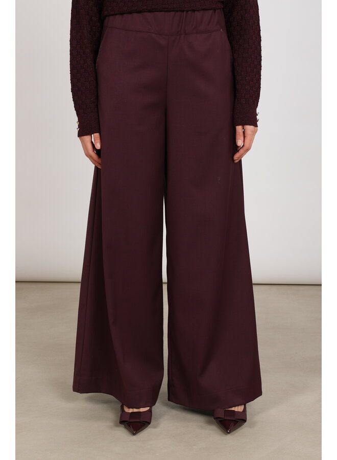 NKF09059 333 Nukus Lieve Pants Cherry