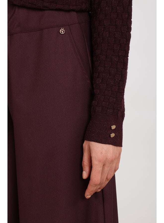 NKF09059 333 Nukus Lieve Pants Cherry