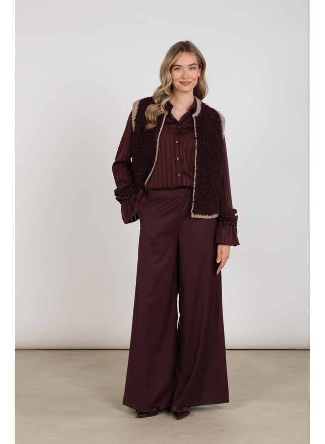 NKF09059 333 Nukus Lieve Pants Cherry